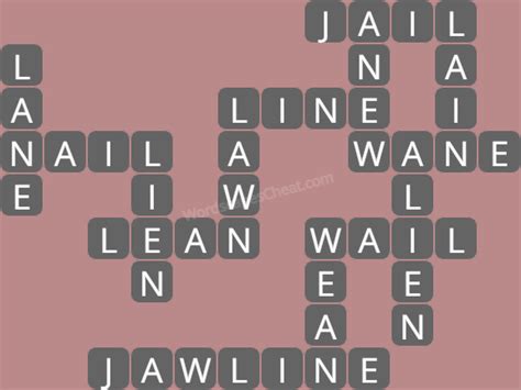 Wordscapes Level 2520, Hole 8.
